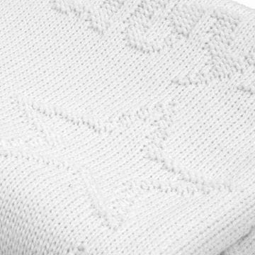 BabyMatex karirana dekica 75x100 bijela