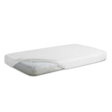 Higijenska vodootporna plahta 80x200x20, bijela, Jersey