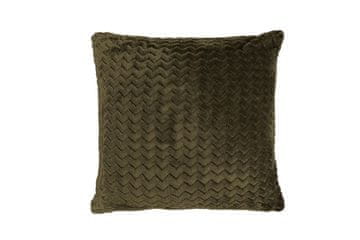 Dekorativna jastučnica 40x40 ZIG-ZAG Minky Wave Smeđa