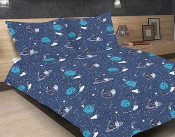 Satenska posteljina 220x200 EXCLUSIVE 52 Cosmos