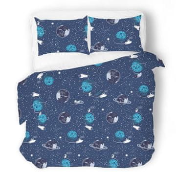 Satenska posteljina 140x200 EXCLUSIVE 52 Cosmos