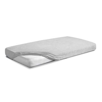 Frotirna plahta s uzorkom 110/120x190/200 PREMIUM siva