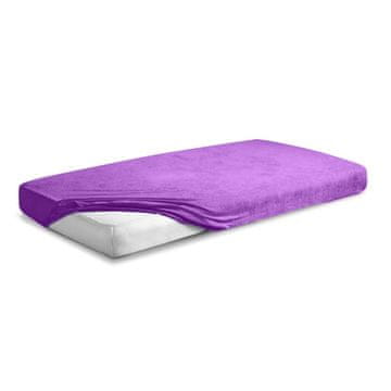 Frotirna plahta 110/120x190/200 PREMIUM ljubičasta