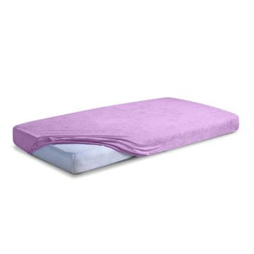 Frotirna plahta s uzorkom 110/120x190/200 PREMIUM Lavanda