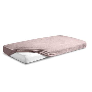 Frotirna plahta 90/100x190/200 PREMIUM svijetlo ružičasta