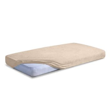Frotirna plahta 110/120x190/200 CLASSIC bež