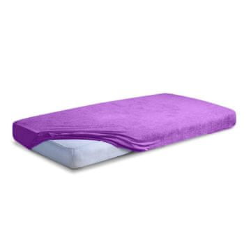Frotirna plahta 110/120x190/200 CLASSIC ljubičasta