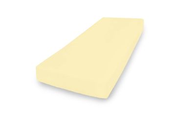 Jersey navlaka za posteljinu 210/220x190/200 PREMIUM krem/žuta