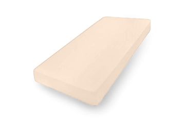 Jersey plahta s elastičnim uzorkom 110/120x190/200 PREMIUM bež