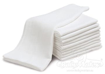 BabyMatex Platnene pelene - 20 kom 70x80 bijele