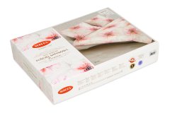PREMIUM satenska posteljina 160x200 Ružičasti cvjetovi