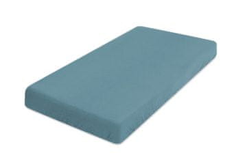 MUSLIN plahta 90x190/200x25 tirkizna