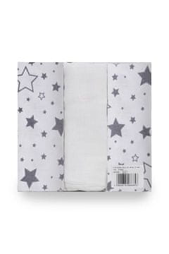 BabyMatex MUSLIN pelene, pakiranje od 3 komada, 70x80, BabyBoom Stars