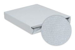 BabyMatex Jersey plahta s uzorkom 58x110x8 siva