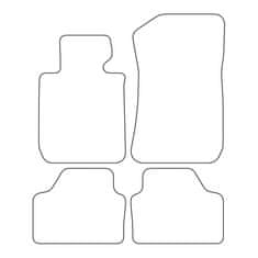[SP]BM070 crna - Set velur tepiha za pod - autotepihi prikladni za: BMW X1 seriju E84 S-Drive 2009.-2015. Crni rubovi