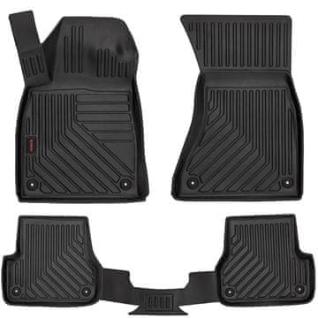 8030024 - 3D gumene prostirke s visokim rubom, pogodne za: Audi A6 (C7) (2011.-2018.)