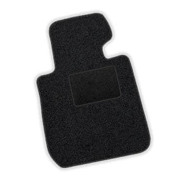 [SP]KL;AU046 crna - Vozačka prostirka od velura - auto prostirka za: Audi A3 III 8V Compact 3d 2013-2020, Audi A3 III 8V7 Cabrio 2014-2020 Crni rub