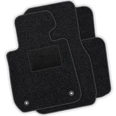 [SP]BM010 crne - Set velur tepiha za pod - autotepihi prikladni za: BMW serije 3 E93 Cabrio 2007.-2013. Crni cijevni okvir