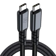 3M Dodaci - 3mk Hyper kabel N-SERIES Thunderbolt 4 2m 48V/5A 40Gb/s 240W 8K60Hz Crni