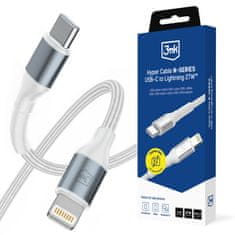 3M Dodatna oprema - 3mk Hyper kabel N-SERIES C na Lightning 1m PD 3.0 9V/3A 27W bijeli