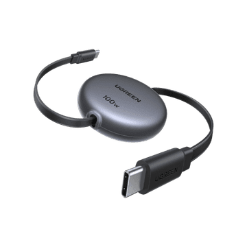 Ugreen USB-C na USB-C uvlačivi kabel za punjenje, 100 W, 1 m