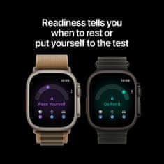 Apple Watch Ultra 4 pametni sat, Cellular, 49mm, Natural Titanium kućište, Desert Alpine Loop- M (mjaf4qh/a)
