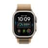 Apple Watch Ultra 4 pametni sat, Cellular, 49mm, Natural Titanium kućište, Desert Alpine Loop- M (mjaf4qh/a)