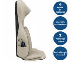 Medivon OLYMPIA masažni jastuk, profesionalni, 3D Shiatsu / vibracijska masaža, grijanje, daljinski upravljač