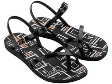 Ipanema Fashion Sand viii Fem crna/bijela/brončana [82842 BL730] veličina 37