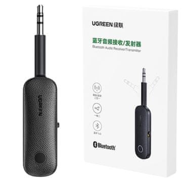 Ugreen CM403 AUX odašiljač/prijemnik, Bluetooth 5.0 (crni)