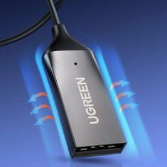 Ugreen Bluetooth 5.3 audio prijemnik USB kabel AUX priključak audio adapter crni (70601 CM309)