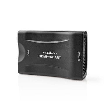 Nedis HDMI pretvarač HDMI ulaz SCART ženski Jednosmjerni 1080p 1 2 Gbps ABS Crni