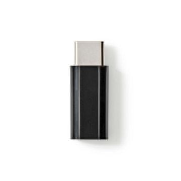Nedis USB C adapter USB 2 0 USB C muški USB Micro B ženski 480 Mbps Okrugli Pozlaćeni Antracit Kutija