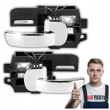 Nissan Qashqai 2007.-2013. Ručke unutarnjih vrata lijeve desne, set čvrstih