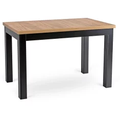 Aqua Wipes SKUBI Pravokutni razvlačivi stol 120-160 cm Craft Oak/Crni Moderni Loft