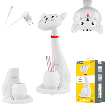 Rebel Dječja stolna lampa LED CAT 3 boje podesiva
