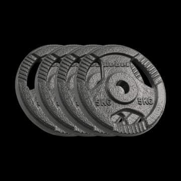 Rebel Set utega od lijevanog željeza 4x5kg, 20kg rupa, ploča 31mm s ručkama