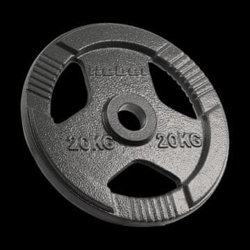 Rebel Uteg od lijevanog željeza 1x20kg rupa 51mm ploča s ručkama ACTIVE