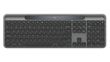 Logitech Signature Slim Solar+ K980 bežična tipkovnica, RF bežična + Bluetooth, međunarodna, grafitna