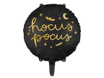 PartyDeco Hocus Pocus folijski balon, Halloween 45 cm, crni