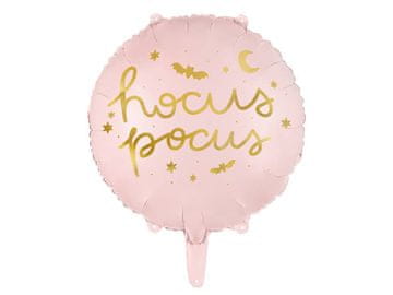 PartyDeco Hocus Pocus folijski balon, Halloween 45 cm, roza