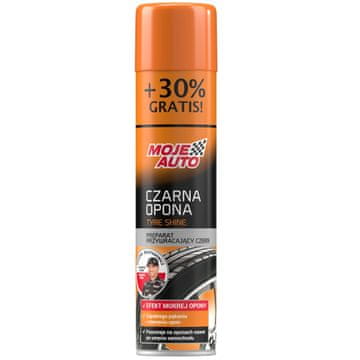 001218 MOJ AUTO - Crna guma - Sredstvo za održavanje guma - 400 ml (520 ml promocija)