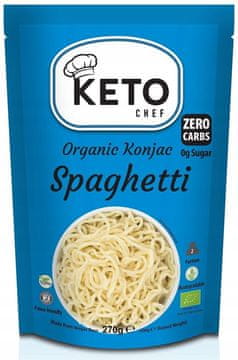 Better Than Foods Keto tjestenina (konjac rezanci špageti) organski 270 g (200 g) - Keto Chef