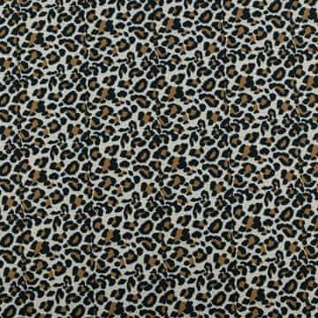 Svilena tkanina leopard bež smeđa