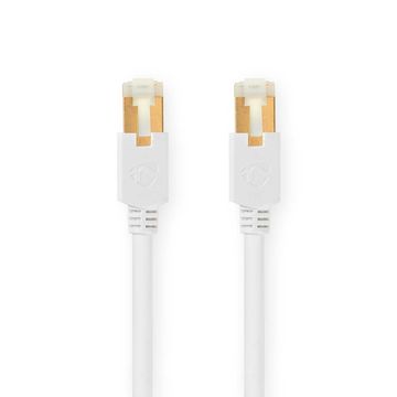 Nedis Mrežni kabel CAT6 RJ45 muški RJ45 muški S FTP 5 00 m Okrugli LSZH PVC Bijeli Kartonska kutija s prozorčićem