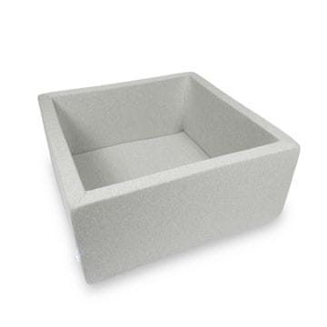 Mi Suhi bazen 90x90x40cm svijetlo siva boja bez loptica