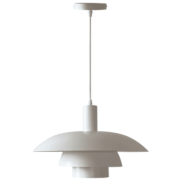 Moderna viseća lampa za kuhinjski otok, bijela, okrugla, Ø38cm, 1xE27, 60W, FERRO Milagro