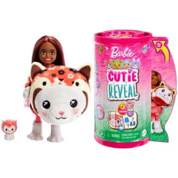 Mattel Barbie Cutie Reveal - Chelsea Kitty-Panda lutka, kućni ljubimac
