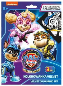 Herlitz Set baršunastih bojanki s markerima ŠAPE PATROL 8 kom.