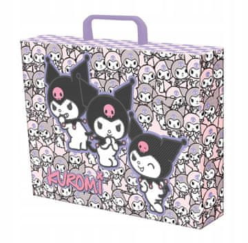 Mapa s ručkom A4 9cm KUROMI PINK Bambino